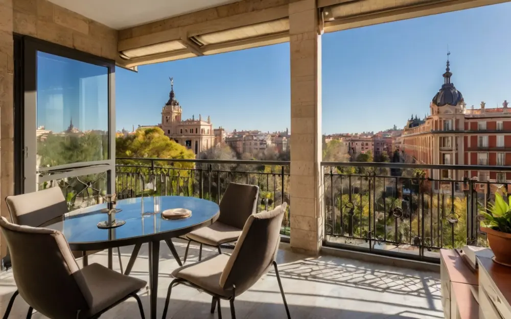 An appartment in Madrid that is considered luxury Real Estate in Madrid to buy.