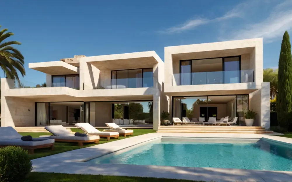 An image of Golden Hills in Marbella, a wide variety of luxury villas.