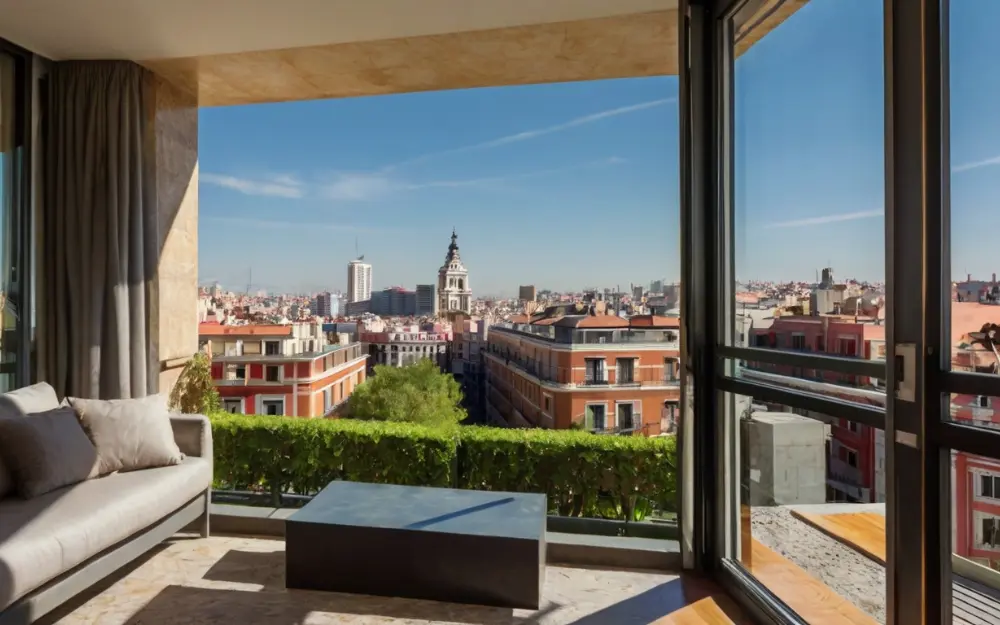 A penthouse in Madrid to check out Spain Golden Visa requirements