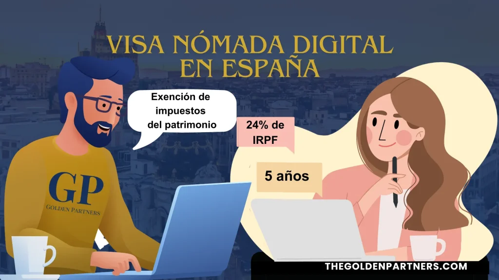 La visada nomada digital españa beneficios como pagar menos impuesto de la renta o no declarar el patrimonio ni en españa ni en el extranjero.