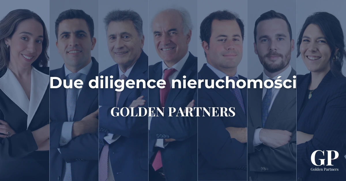 Zespół prawników Golden Partners przedstawiony na zdjęciu korporacyjnym, reprezentujący specjalistów oferujących due diligence nieruchomości w Hiszpanii.