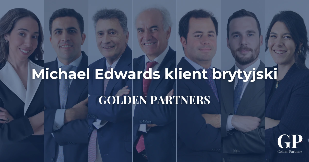 Zespół prawników Golden Partners — Michael Edwards, klient brytyjski obsługiwany przy zakupie nieruchomości w Hiszpanii.