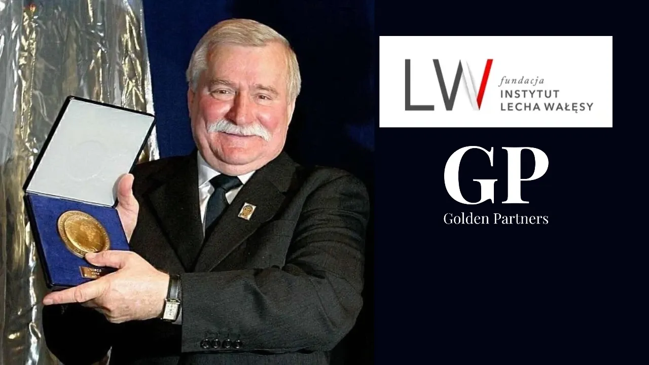 European leadership forum in Warsaw featuring Lech Wałęsa and Golden Partners at the National Museum in Warsaw.